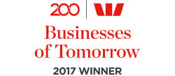 Westpac's 200 Businesses of Tomorrow 2017 Winner logo